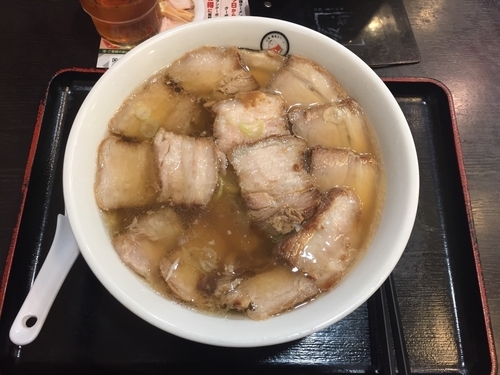 「チャーシュー麺」@喜多方ラーメン 坂内 汐留シティセンター店の写真