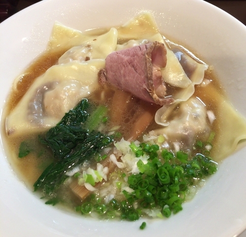 「10食限定 フランス産ポルチーニワンタン醤油 ¥950」@麺匠 きくちの写真