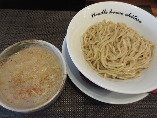 「つけ麺（背脂煮干）800円」@麺庵ちとせの写真