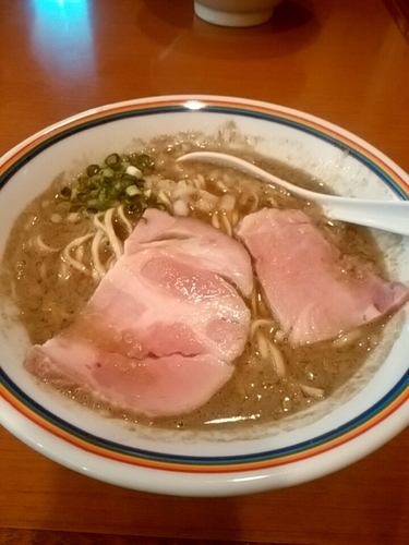 「ラーメン（ランチ限定ミニキーマーカレー100円）」@ラーメン暁（＾＾）の写真