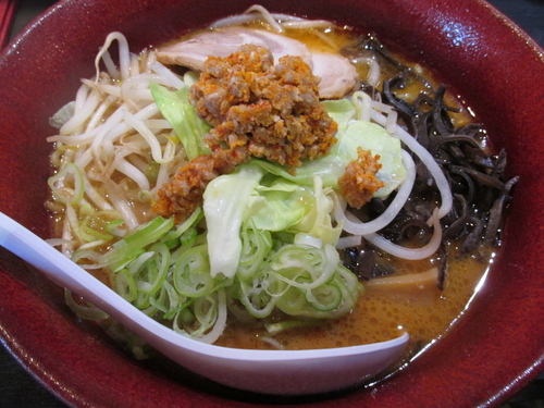 「とんこつみそラーメン　「800円」」@然屋 竹ノ塚店の写真