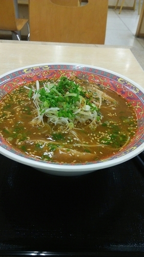 「上里味噌ねぎラーメン　７８０円」@蔵仕込らーめん KURA 上里SA店の写真