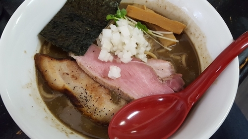 「凄濃（せいのう）中華そば＋和え玉」@煮干し中華そば 蓮の華の写真