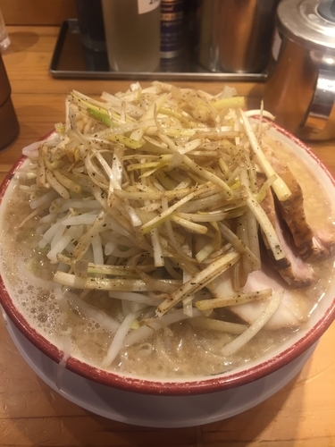 「ネギらーめん」@らーめん バリ男 日本橋店の写真