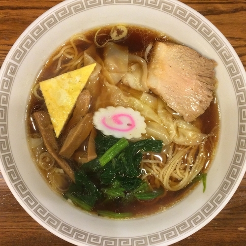 「ワンタンメン ¥870円」@中華そば 萬福の写真