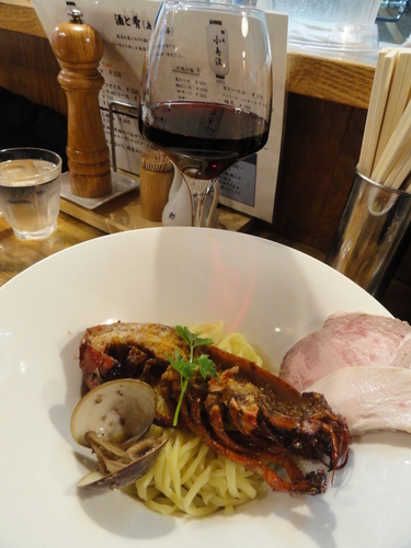 「オマールコンフィの和えそば」@麺庵 小島流の写真