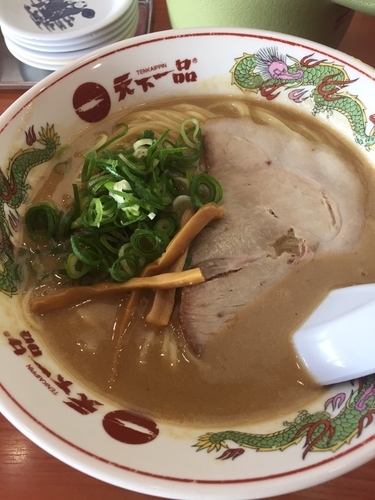 「こってり(並)+餃子」@天下一品 氷上店の写真