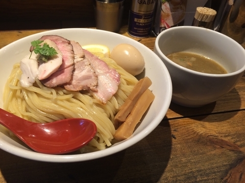 「特製鶏白湯つけ麺 (大盛り)」@麺屋 翔 西新宿本店の写真