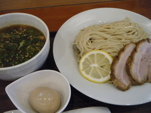 「つけ麺880円(大盛り)+味玉100円」@らぁ麺屋 晴天の写真