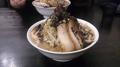 「背脂ック900円+麺特盛200円」@背脂らーめん 宮本 取手店の写真