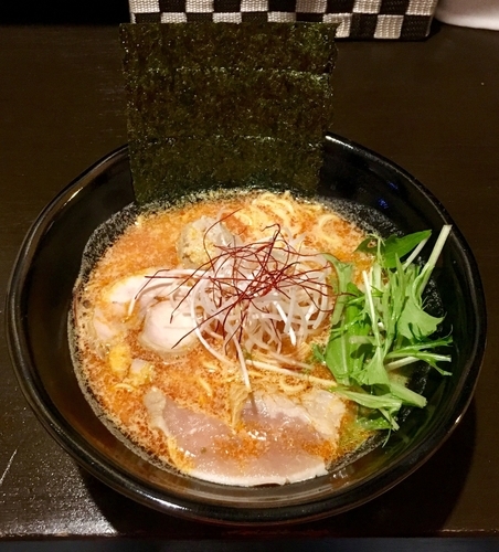 「鶏赤SOBA 950円」@La らぁ麺 256 nicolの写真