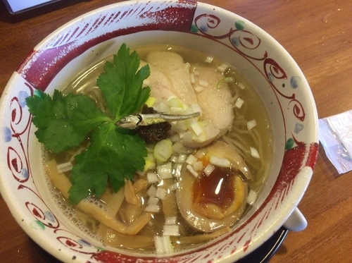 「煮干し塩そばWスープ仕込み」@らーめん真太の写真