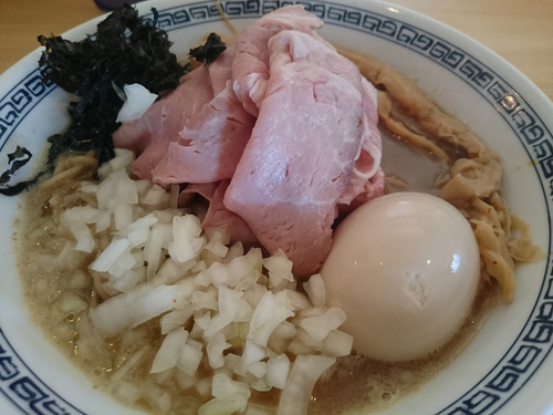「味卵煮干し鶏そば＋肉増し」@中華蕎麦 一無庵の写真