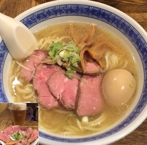 「中華そば塩700円+特増し300円」@燦燦斗の写真