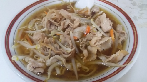 「肉そば」@万福の写真