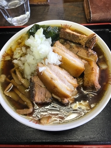 「チャーシューめん➕麺固め➕細麺」@福のじの写真