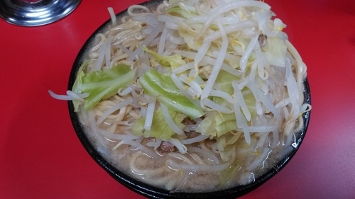 「ラーメン大（麺まし）」@ラーメン二郎 新潟店の写真