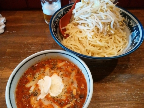 「カラトマハーゲンダッツ（ざるver）」@ラーメンアキラの写真