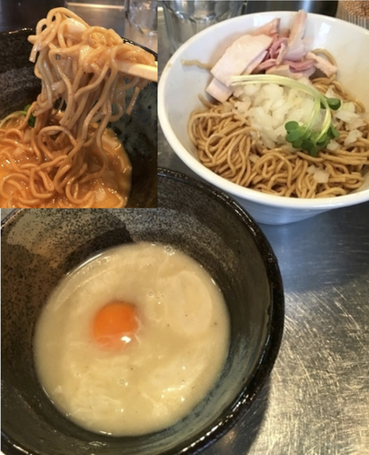 「鴨白湯 ￥900 & さんじ玉 ￥300」@日の丸さんじの写真