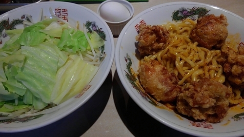 「汁なしタンタン麺@930円」@DEBU SOBA REPUBLIC 北部市場店の写真