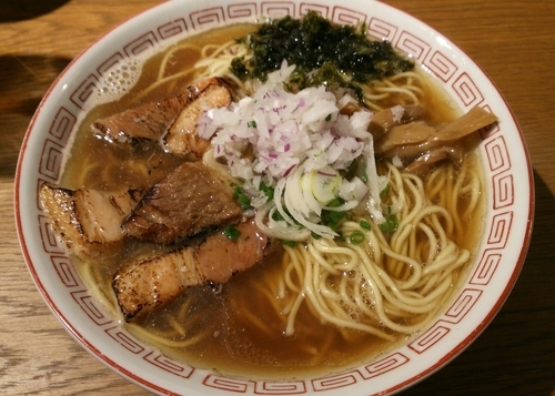 「【限定】豚ニボ中華そば　850円」@中華そば 二階堂の写真