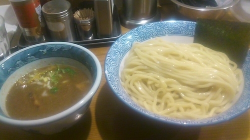 「濃厚つけ麺・大盛(850円)」@道玄坂マンモスの写真