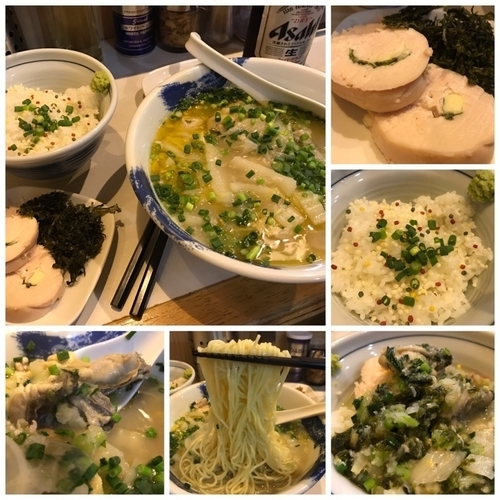 「【限定】広島産牡蠣のみぞれそば900円＋ミニ山葵茶漬けetc」@麺屋 扇 SENの写真