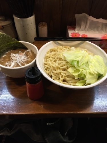 「四種の魚のつけ麺」@『   』（無銘）の写真