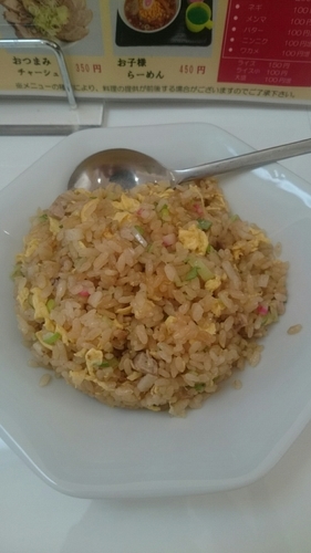 「半チャーハン   ３５０円」@手打ちラーメン 金龍 前橋店の写真
