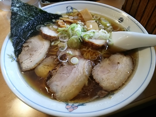 「おすすめチャーシュー　（麺大盛り）」@テンホウ 松本渚店の写真