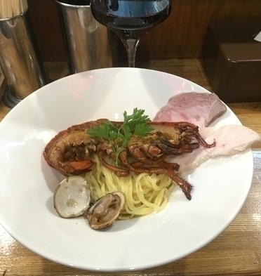 「11/12限定 オマールコンフィの和えそば ¥1600」@麺庵 小島流の写真