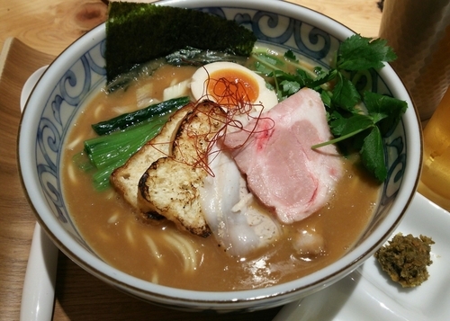 「酒粕濃厚そば　980円」@銀座 風見の写真