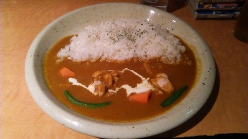 「カシミールチキンカレー 790円」@いんでぃら 道玄坂店の写真