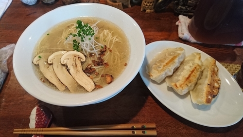 「ハマグリ+松茸塩ラーメン」@麺酒処 ふくろうの写真