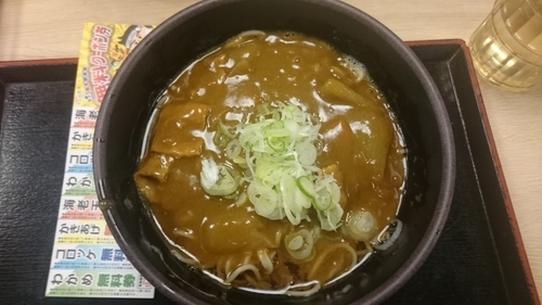 「カレーそば」@ゆで太郎 御徒町店の写真