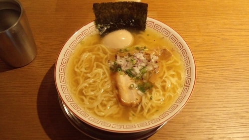 「味玉イリコそば（大）」@中華そば 二階堂の写真