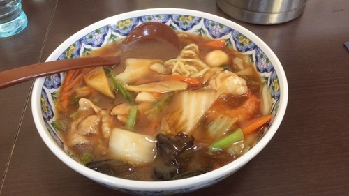 「五目野菜あんかけらーめん」@ラーメン一番館 前橋店の写真