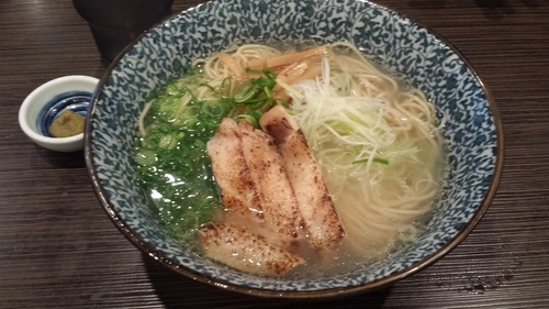 「あっさり鶏そば750円」@鶏そば 一瑳の写真