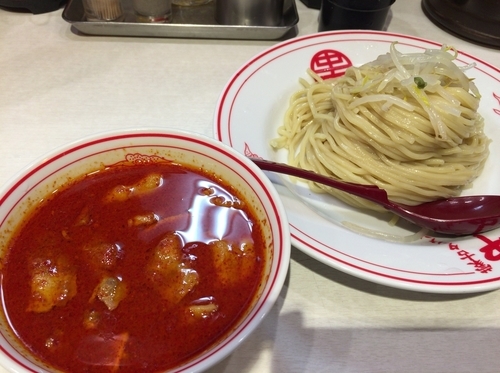 「冷し味噌ラーメン 10辛 ¥800」@蒙古タンメン 中本 御徒町店の写真