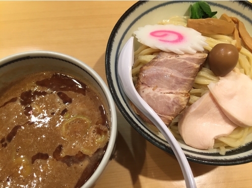 「濃厚つけ麺」@銀座 朧月 鶏処の写真