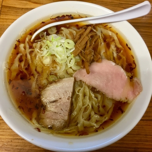 「生姜醤油ラーメン ￥800」@くじら食堂の写真