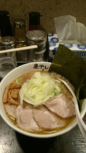 「こってり煮干しラーメン」@煮干しらーめん青樹 立川店の写真