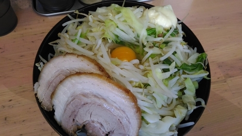 「混ぜそば」@魔人豚の写真