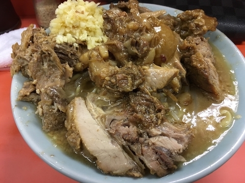 「国産ブタメン」@ラーメン富士丸 神谷本店の写真