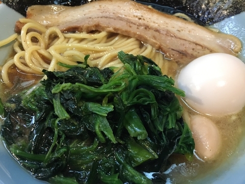 「塩ラーメン（700円）＋味玉（クーポン）」@横濱家系ラーメン 大倉家 亀戸本店の写真