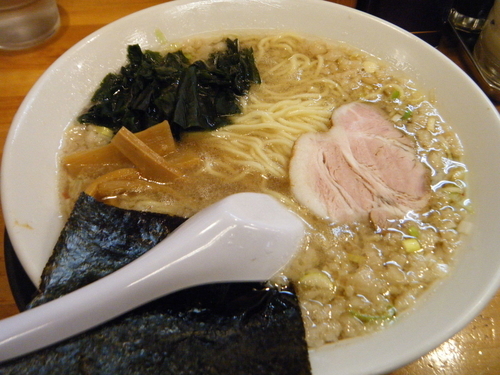 「背脂ラーメン620円」@ラーメンショップ椿 二本松店の写真