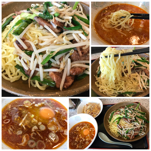 「スタミナつけ麺850円 ＋半チャーハン」@大連 本店の写真