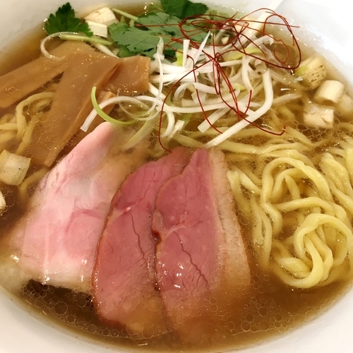 「鴨出汁 黒」@麺屋 葵の写真