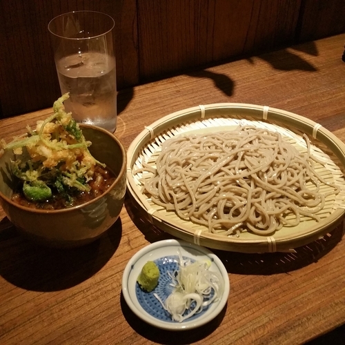 「桜海老つけ天(蕎麦)」@蕎麦・酒 二八の写真