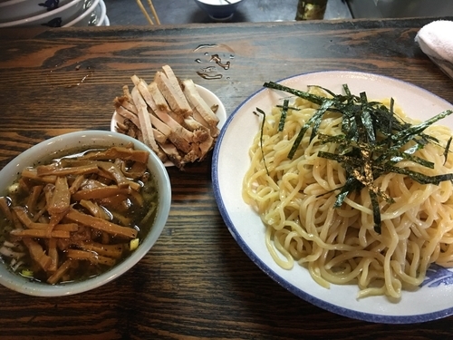 「竹のこチャーシューつけそば 1080円」@丸長 荻窪本店の写真
